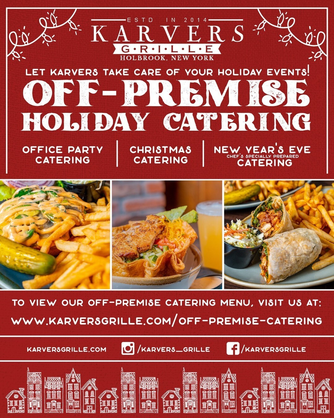 Off premise Holiday Catering