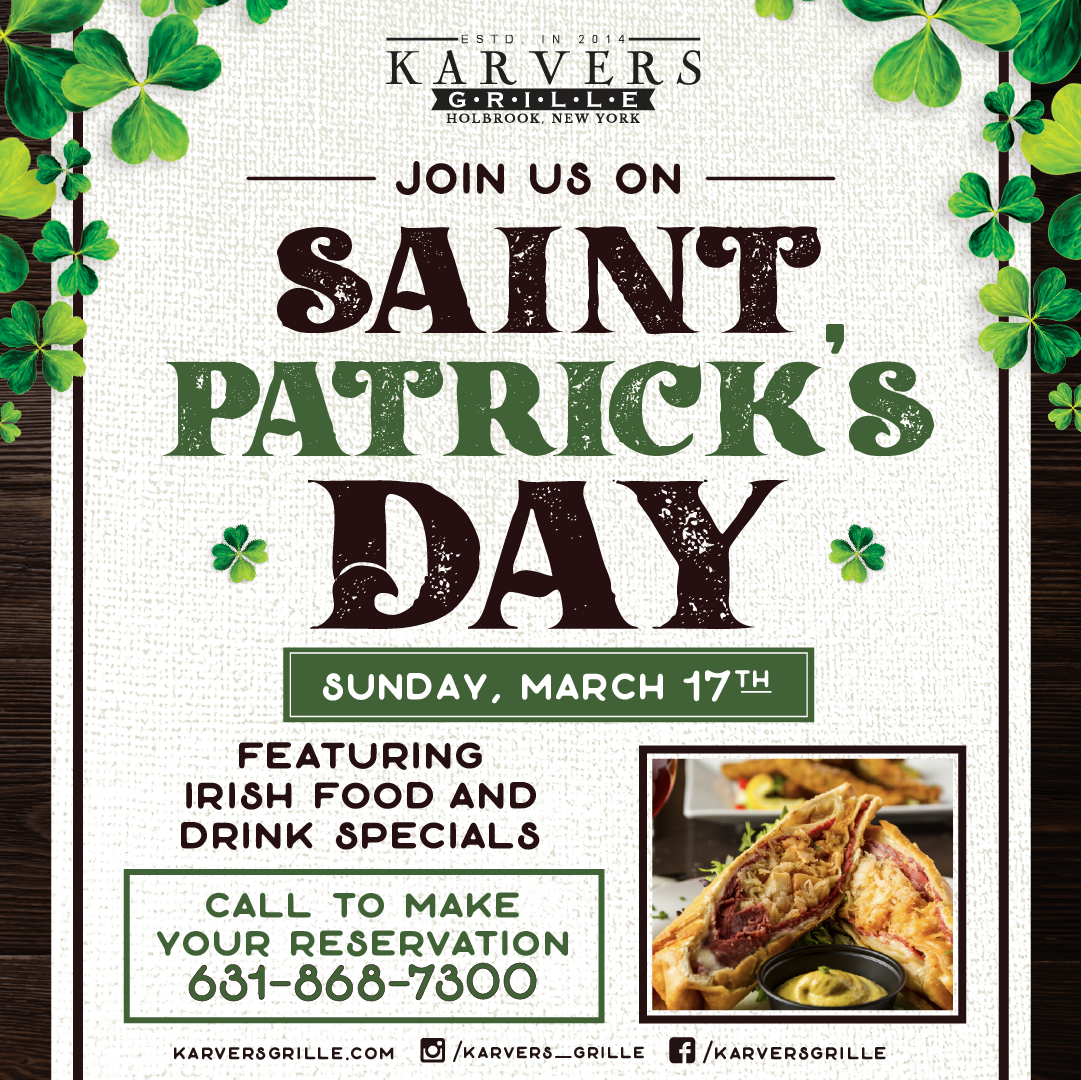 St Patrick’s Day at Karver's Grille